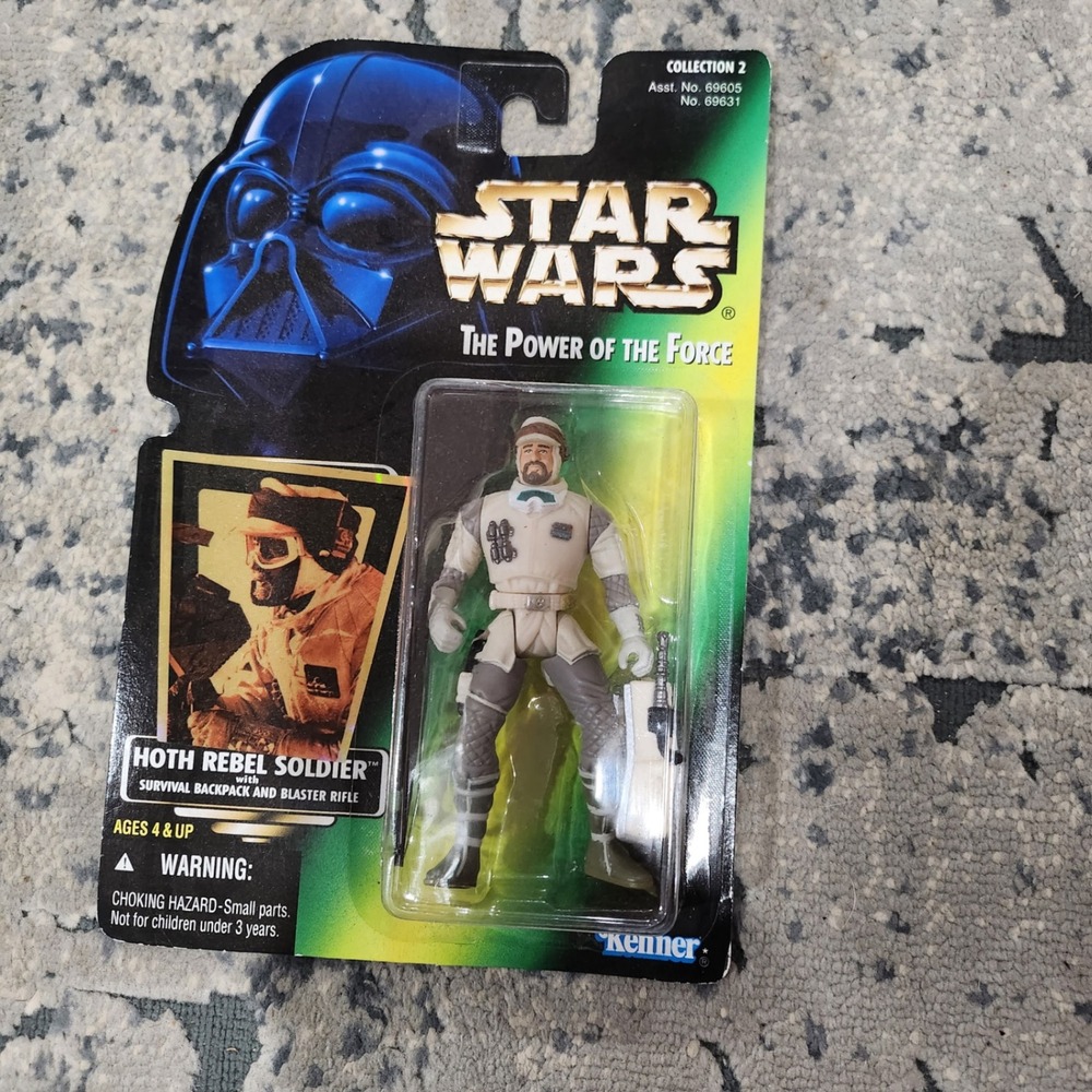 Star Wars Power of the Force Hoth Rebel Soldier Kenner Action Figure 1996 New